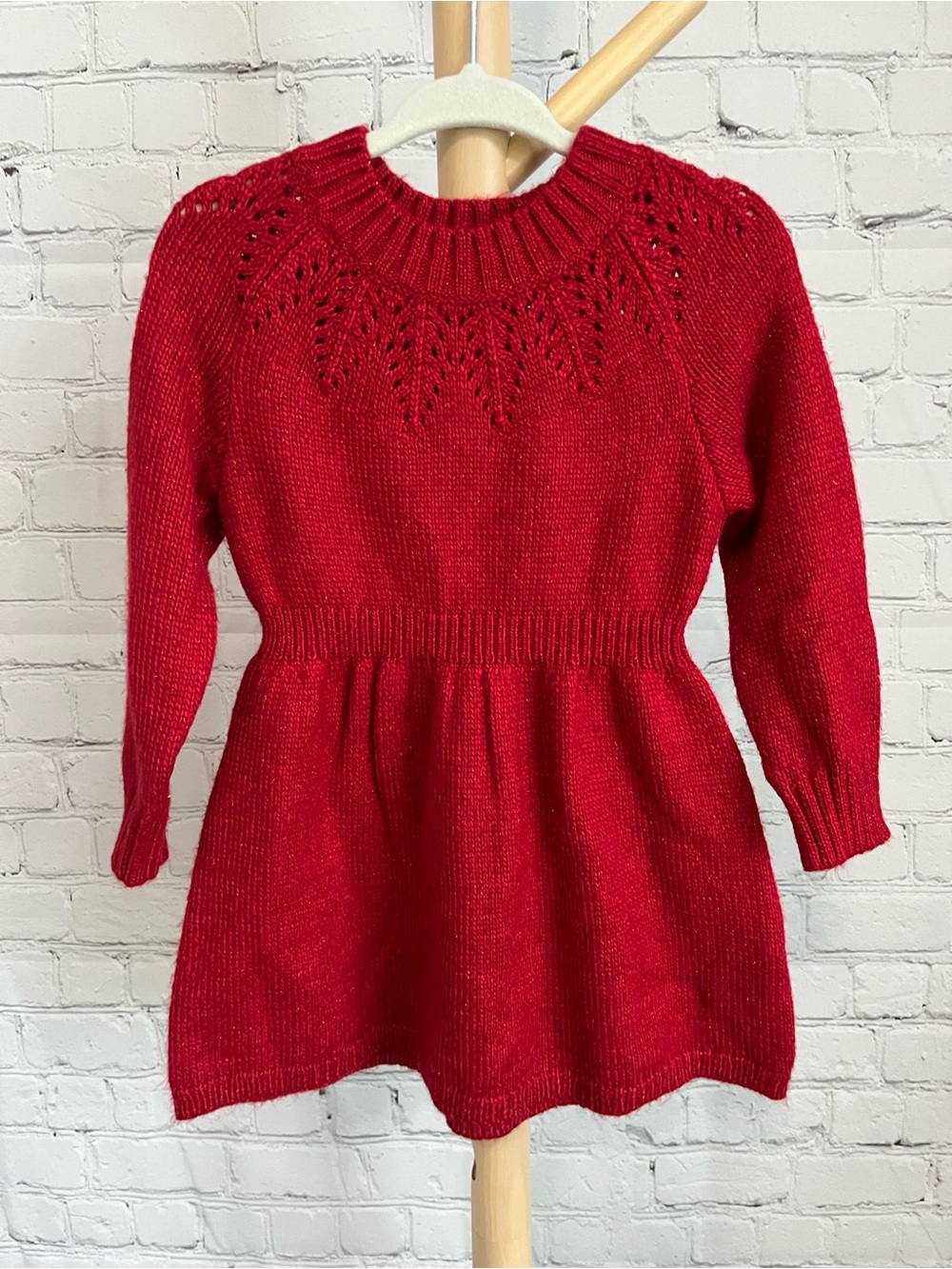 ⭐️⭐️PICK 5 / $20 Cat & Jack Toddler Girl Red Knit Sweater Dress